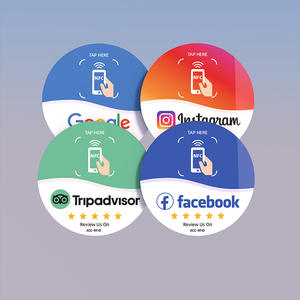 Carte intelligente NFC Google transfrontalière spéciale, autocollant de table en acrylique pour carte intelligente, induction sensible au toucher - Product Image 1