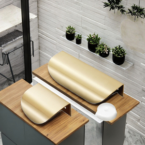 Best Seller Farmhouse L Handle Modern <strong>Light</strong> Luxury Furniture Handle and Knob Durable Aluminium Kitchen Wardrobe Drawer <strong>Pull</strong> - Product Image 5