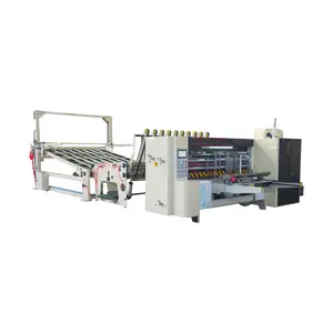 Máquina de vincar e cortar papel ondulado para caixa de pizza, máquina de corte e vinco de papelão, máquina de corte e vinco para caixa de pizza