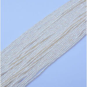 Vente en gros directe de colliers et bracelets en perles d'eau douce de 3-4 mm, produits semi-finis de Zhuji, perles en vrac, vente directe du fabricant - Product Image 2