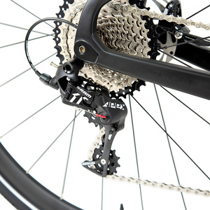 Bicicleta de <span class=keywords><strong>Carretera</strong></span> de 11 Velocidades, 25 Años de Experiencia, Gravel V1 APEX-11S, Fabricada en China, Precios Bajos, Twitter, Fibra de Carbono, Frenos de Disco Hidráulicos, <span class=keywords><strong>Ruedas</strong></span> de Aleación - Product Image 5