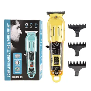 Chuyên nghiệp không dây thợ cắt tóc người đàn ông điện tóc Clipper tự động không dây tóc tông đơ