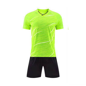 Toptan özel ucuz yetişkinler için futbol üniformaları 100% Polyester futbol formaları nefes futbol forması setleri erkekler - Product Image 6