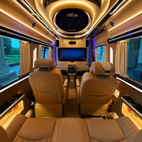 Kit intérieur VIP Sprinter, cloison de séparation, téléviseur, plafond étoilé, sièges de capitaine, table relevable pour Mercedes W907