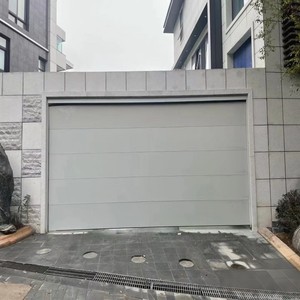 <span class=keywords><strong>Porte</strong></span> à enroulement motorisée en aluminium entièrement étanche et anti-corrosion pour extérieur, idéale pour jardin, magasin, entrepôt - Product Image 1