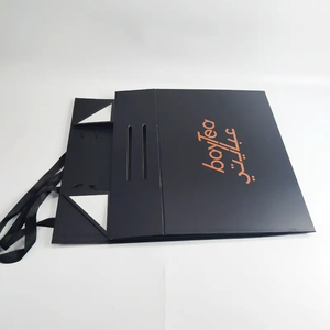 กล่องของขวัญหรูหราขนาดใหญ่กล่องค่าจัดส่งกล่องพับได้พร้อมปั๊มโลโก้ตามสั่ง - Product Image 3