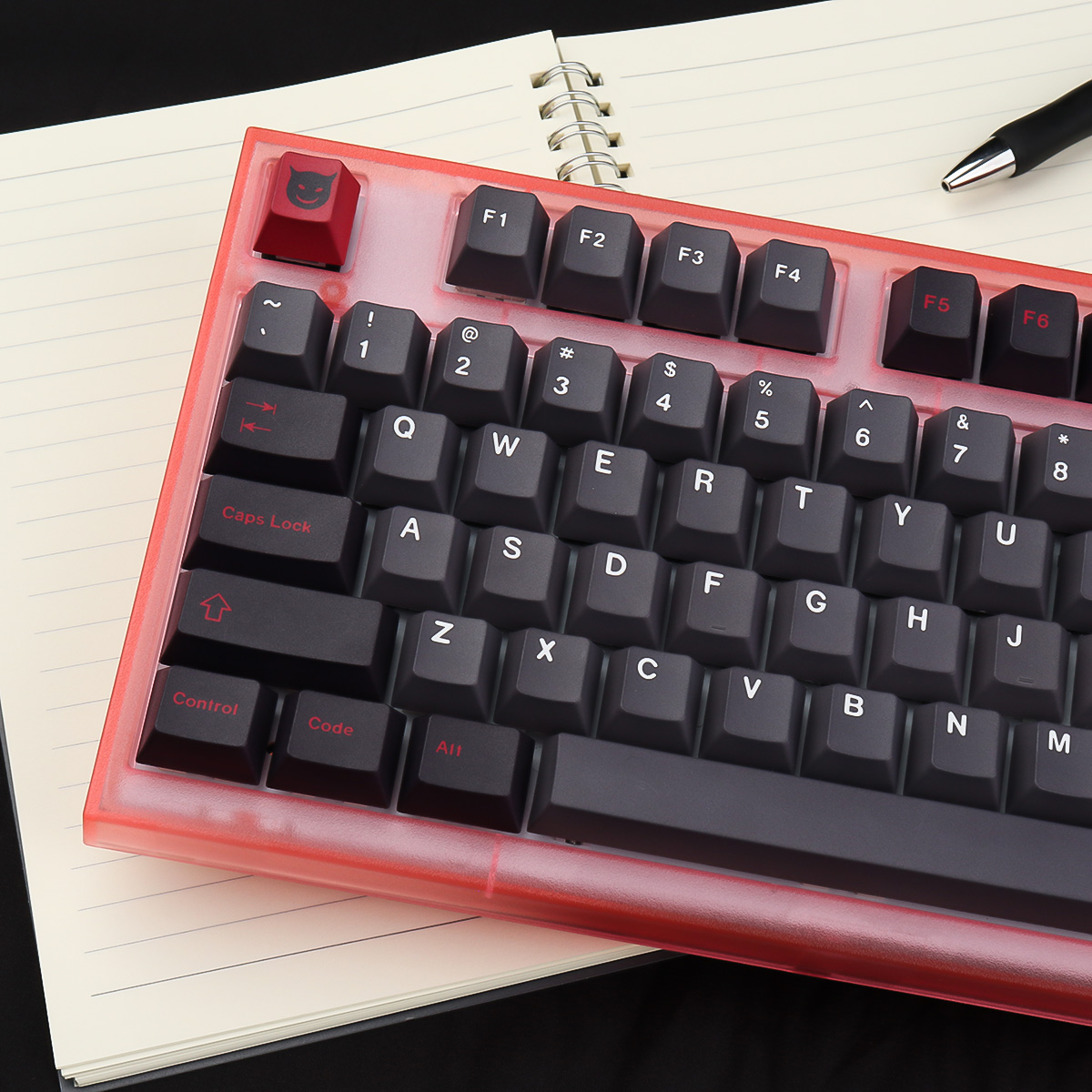 GMK Evil Dolch Keycap Set - 129 PBT Dye Sublimation