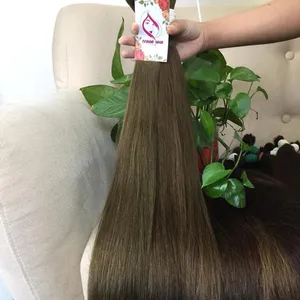 100 raw reale dei capelli umani raw Capelli non trattati vergini Non Trasformati di alimentazione Messico, Spagna, Colombia ..... cuticola allineati capelli