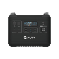 Station d'alimentation portable Liansi N079 2400W (pic 4000W) 2048Wh LiFePO4 UPS, charge rapide 2H, générateur solaire pour maison/camping/urgence