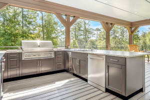 Refugio para barbacoa, equipo <span class=keywords><strong>Pitza</strong></span>, estación Industrial, cajones prefabricados, muebles, suministros australianos, cobertizo de cocina al aire libre - Product Image 3