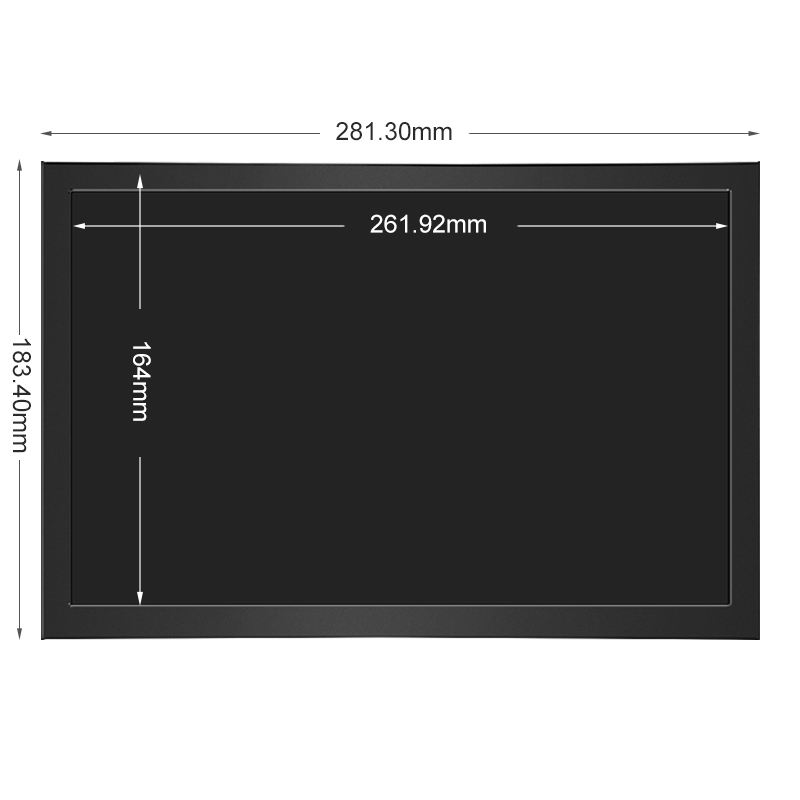 12 Inch 800*600 1024*768 VGA AV BNC Non Touch Screen Metal Case TFT Wall Mounted OEM ODM Industrial Factory LCD Monitor