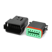 Adaptateur femelle automobile série DT IZONE DT06-12S-E004, boîtier en plastique étanche, certifié ISO9001