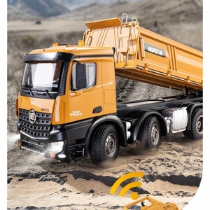 Camion benne télécommandé modèle SJY-1536, véhicule de chantier RC à l'échelle 1/14, jouet pour enfants - Product Image 3