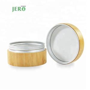 <span class=keywords><strong>Pot</strong></span> de crème en aluminium de haute qualité <span class=keywords><strong>pot</strong></span> cosmétique visage vide écologique avec couvercle en <span class=keywords><strong>bambou</strong></span> pour crème pour les yeux - Product Image 2