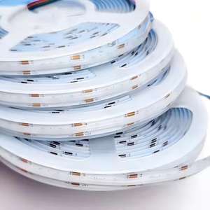 Bande lumineuse LED COB RVB 15W de haute qualité, intelligente, colorée, 5m, 12V 24V, RVBW, RVB, bande lumineuse LED COB - Product Image 1