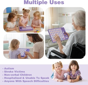 Dispositivo AAC per Autismo, Strumenti di Comunicazione Non Verbal per Terapia del Linguaggio e Riabilitazione da Ictus, Tablet di Comunicazione per Bambini - Product Image 6