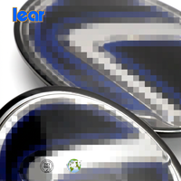 Emblème de voiture en plastique ABS chromé 3D personnalisé, badge de calandre avant pour 53141-60090/90975-02125