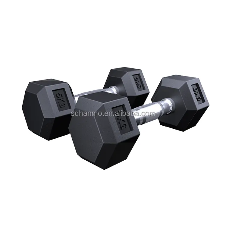 Mancuernas 15 Lbs Hexagonales Kg 30Kg ağırlık dambıl seti kauçuk altıgen halter seti