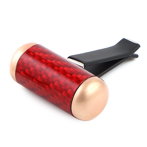 Boîte-cadeau personnalisée Premium Fine et Simple Bow Ciel et Terre Logo en fibre de carbone Rafraîchisseur d'air pour voiture Vente en gros Parfum de voiture - Product Image 3