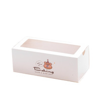 Caixas para Bolo Inglês, Embalagens para Pão de Banana, Recipientes para Bolo Inglês, Caixas para Pão, Suprimentos para Padaria com Janela Transparente, Logotipo Personalizado, Tamanhos a Granel