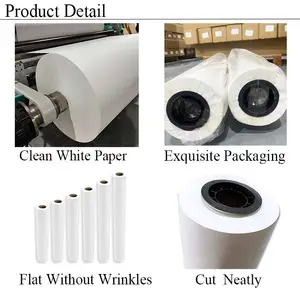 64" Sublimation Transfer Paper For Epson F570 Printer Digital Printing Paper Sublimation Roll