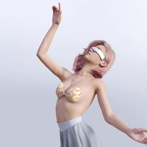 Soutien-gorge adhésif sans couture push-up design de mode sexy pour femmes soutien-gorge sans bretelles confortable avec fonction respirante pour les gros seins - Product Image 4