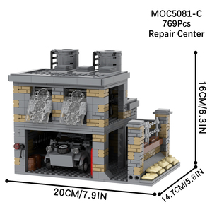 Bloques <span class=keywords><strong>de</strong></span> Construcción MOOXI MOC5081, Reparación <span class=keywords><strong>de</strong></span> Torres y Puertas <span class=keywords><strong>de</strong></span> la Segunda Guerra Mundial, Centro <span class=keywords><strong>de</strong></span> Reparación <span class=keywords><strong>de</strong></span> Dormitorios, Juego <span class=keywords><strong>de</strong></span> Bloques <span class=keywords><strong>de</strong></span> Construcción Educativos para Niños - Product Image 6