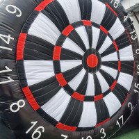 Jeu de fléchettes gonflables sur mesure à faible MOQ, en PVC de 0,55 mm de qualité commerciale, pour la location événementielle et les salles de jeux