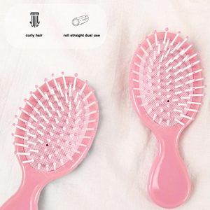 Cepillo de Pelo con Logotipo Personalizado, Mediano, Ovalado, con Cojín de Aire de Goma, Mezcla de Nylon y Cerdas de Jabalí, Color Rosa, para Extensiones - Product Image 4