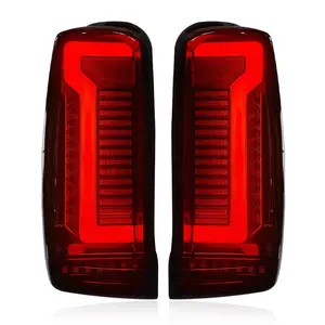 Luz trasera LED ahumada para Mitsubishi Triton L200 2019 2020 2021, montaje de luces traseras, lámpara de freno trasero para marcha atrás