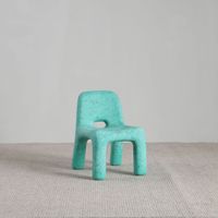 Adorable chaise confettis mignonne belle chaise pour enfants chaises étincelantes en PE blanc rose respectueuses de l'environnement chaudes en Australie