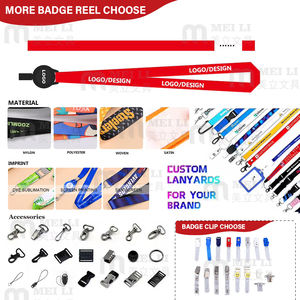 Arbeits zertifikat Gast zertifikat Hals hängendes Seil Firmen karte Polyester Lan yards - Product Image 4