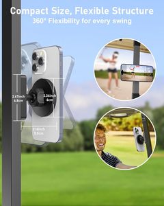 Soporte Magnético para Teléfono de Gimnasio, Imán Potente 360 °   Rotación para Cintas de Correr, Carritos de Golf, Motocicletas, Yates y Equipos de Fitness - Product Image 6