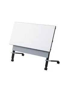 Design Handy Movable Office Furniture Desk Folding Computer Training Meeting Table