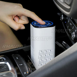 Purificador de aire pequeño, portátil, desodorizante, para escritorio, oficina, bajo nivel de ruido, generador de iones negativos HEPA, purificación de formaldehído - Product Image 2