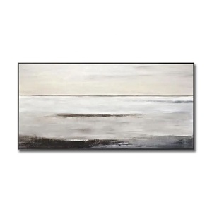 Personalizzare la decorazione per la casa moderna pittura a olio decorazione artistica da parete <span class=keywords><strong>bianco</strong></span> <span class=keywords><strong>nero</strong></span> <span class=keywords><strong>e</strong></span> <span class=keywords><strong>grigio</strong></span> Wabi Sabi Art soggiorno decorazione della parete pittura - Product Image 1