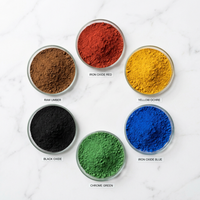 Poudre de pigment d'oxyde de fer inorganique de haute pureté, facilement dispersable et respectueuse de l'environnement, pour peintures, cuir et céramique
