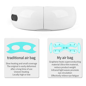 Japanische beliebte elektronische Musik Eye Beauty Care Gerät 9D 3-lagiger Airbag Hot Com press ständig vibrierende Augen Massage gerät - Product Image 5