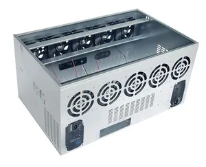 Boîtier serveur d'ordinateur OEM d'usine 7.5U 12GPU boîtier 10 ventilateurs de refroidissement châssis serveur - Product Image 1