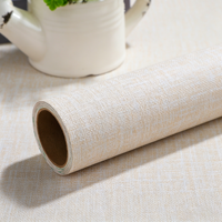 Papier peint auto-adhésif épaissi à texture de soie, imperméable, résistant à l'humidité, aspect naturel, décoration intérieure