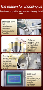 Machine d'emballage verticale pour poudre et granulés en sachet, capacité 5-200g, prix usine - Product Image 4