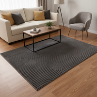 Tapis moderne en jacquard ton sur ton, tapis texturé doux pour salon et chambre, tapis de sol minimaliste de luxe pour la maison