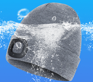 Индивидуальная унисекс шапочка с подсветкой Подарочная светодиодная шапочка с фонариком - Product Image 6