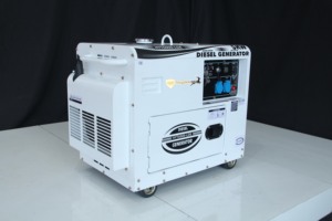 Générateur Diesel Super Silencieux le Plus Vendu 4.5KW-15KVA 50Hz 220V/380V Alternateur 100% Cuivre Option ATS pour Usage Domestique et Agricole - Product Image 2
