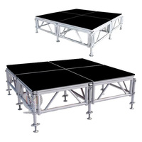 Podium de concert, mariage, événement en plein air, scène mobile facile à installer, plateforme de scène portable intelligente