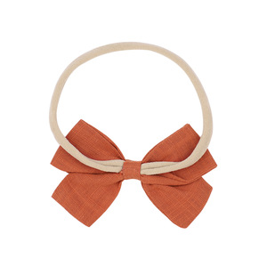 FanYue per bambini <span class=keywords><strong>fascia</strong></span> per <span class=keywords><strong>capelli</strong></span> in cotone e lino <span class=keywords><strong>fascia</strong></span> per <span class=keywords><strong>capelli</strong></span> in Nylon morbida senza cuciture 2024 - Product Image 3