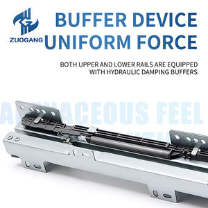 Glissière encastrée à extension complète pour <span class=keywords><strong>rail</strong></span> de tiroir d'armoire <span class=keywords><strong>Rail</strong></span> télescopique caché à montage inférieur - Product Image 5