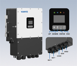 Sistema Híbrido Trifásico de 12KW para la UE, 380V/400V, con 2 MPPT, IP66, 98% de Eficiencia, Compatible con Litio, Bajo Voltaje - Product Image 3