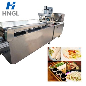 Arabic Flat Pita <strong>Bread</strong> Maker Auto Spring Roll <strong>Chappati</strong> Machine Roti Production Line - Product Image 4