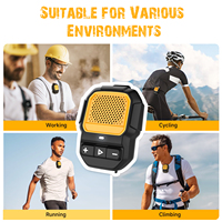 Enceintes sans fil miniatures portables ESON avec microphone intégré, clip magnétique, étanches, portables, pour vélo, golf